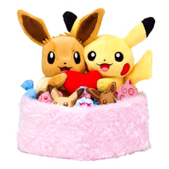 Season Pikachu & Eevee Winter Pokemon Plush Pokemon Center Limited [USED]