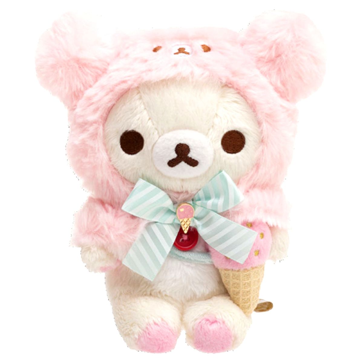 Rilakkuma Korilakkuma Chairoi Koguma Happy Ice Cream Theme Plush Toy [USED]