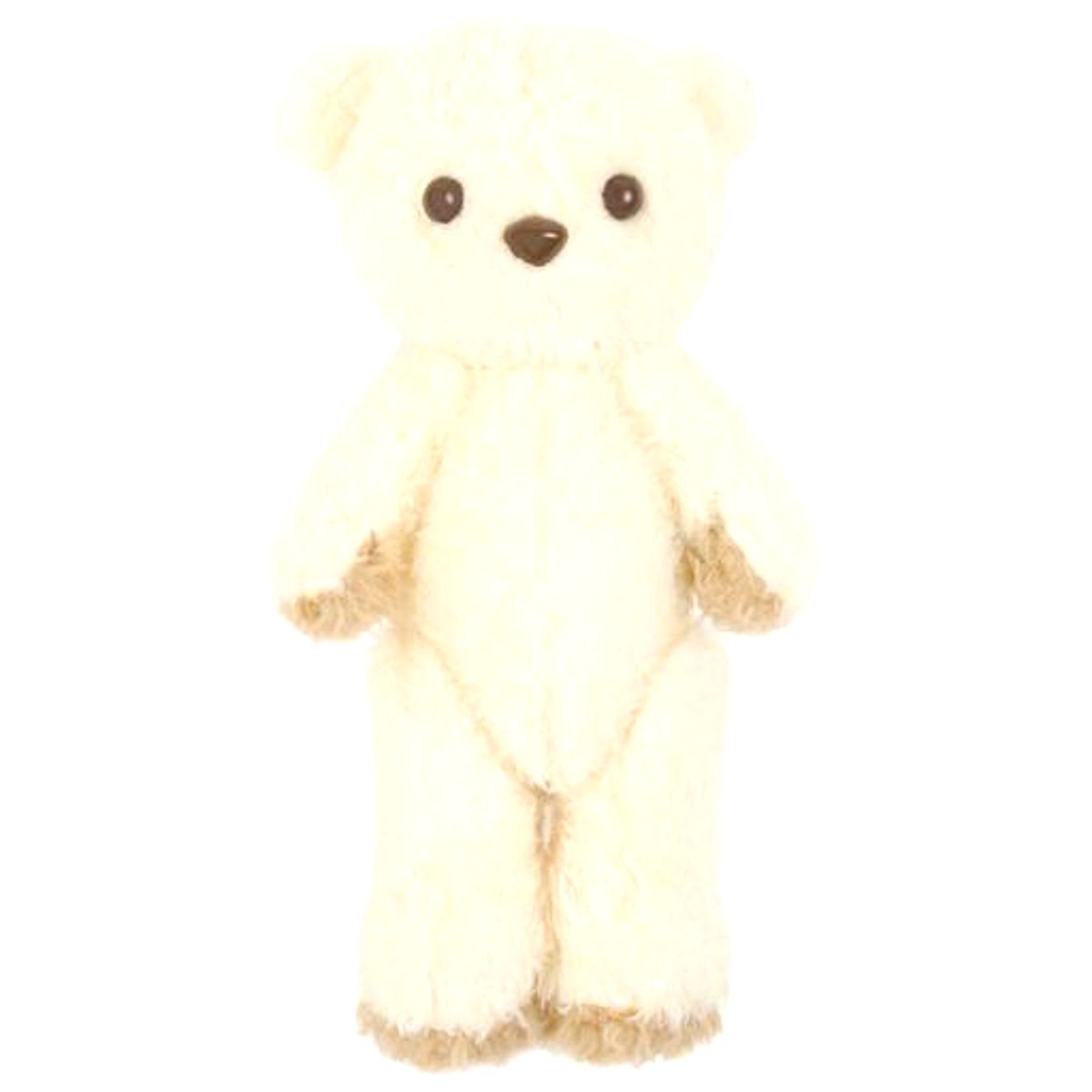 Fluffy Kumameito Milky White Plush Mascot [USED]