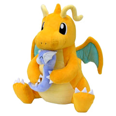 Dratini and Dragonite TAIKI-BANSEI Dakko Plush Pokemon Center Limited [USED]