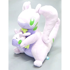 Goomy and Goodra Pokemon Taiki-Bansei Hugging Plush Pokemon Center Limited [USED]
