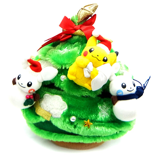 Christmas Tree Pikachu Santa Plush Pokemon Christmas 2004 Pokemon Center Limited [USED]