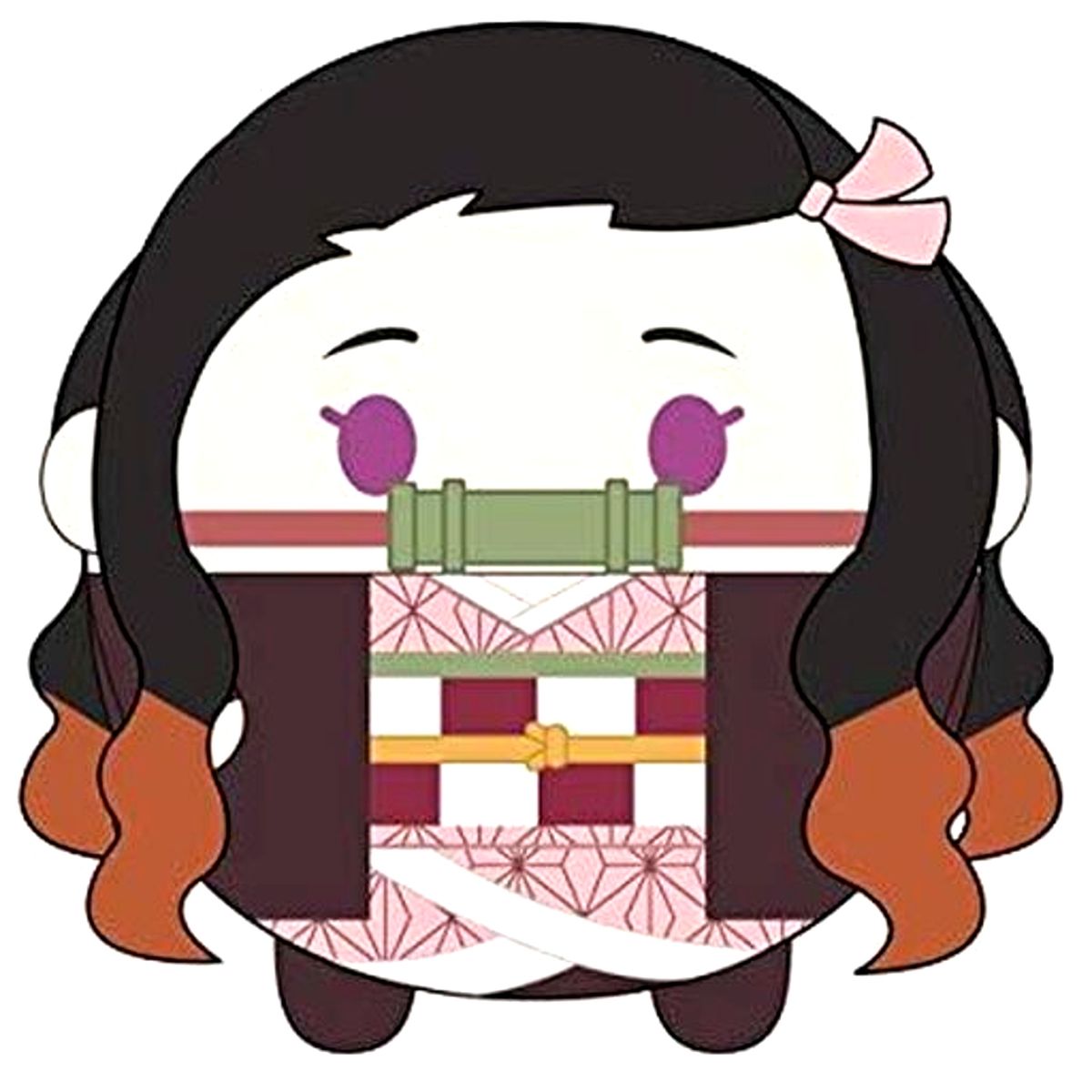 Nezuko Kamado Demon Slayer: Kimetsu no Yaiba Fuwakororin Big Plush [USED]