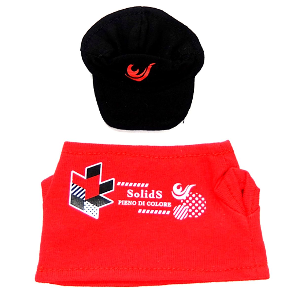 Tsukiuta. Tsukipro Mascot Costume Mini T-Shirt and Mini Cap [USED]
