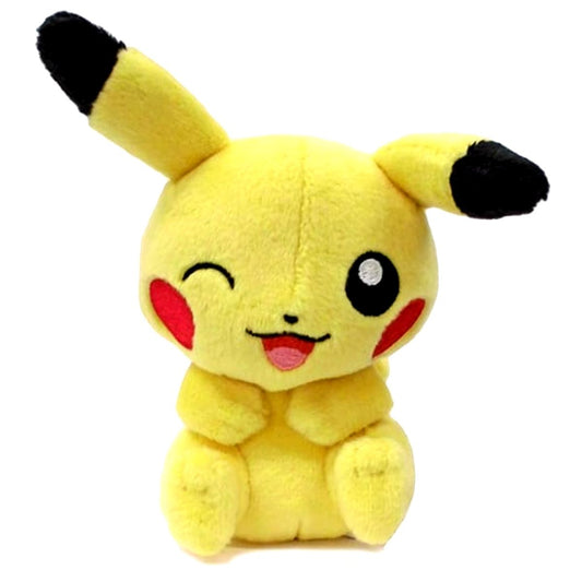 Pikachu Pokemon Petit Plush Wink in Monster Ball Case Vol.4 Pokemon Center Limited [USED]