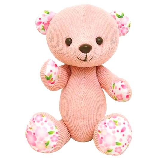 Kumameito Japanese Pattern Cherry Blossom Plush Mascot [USED]