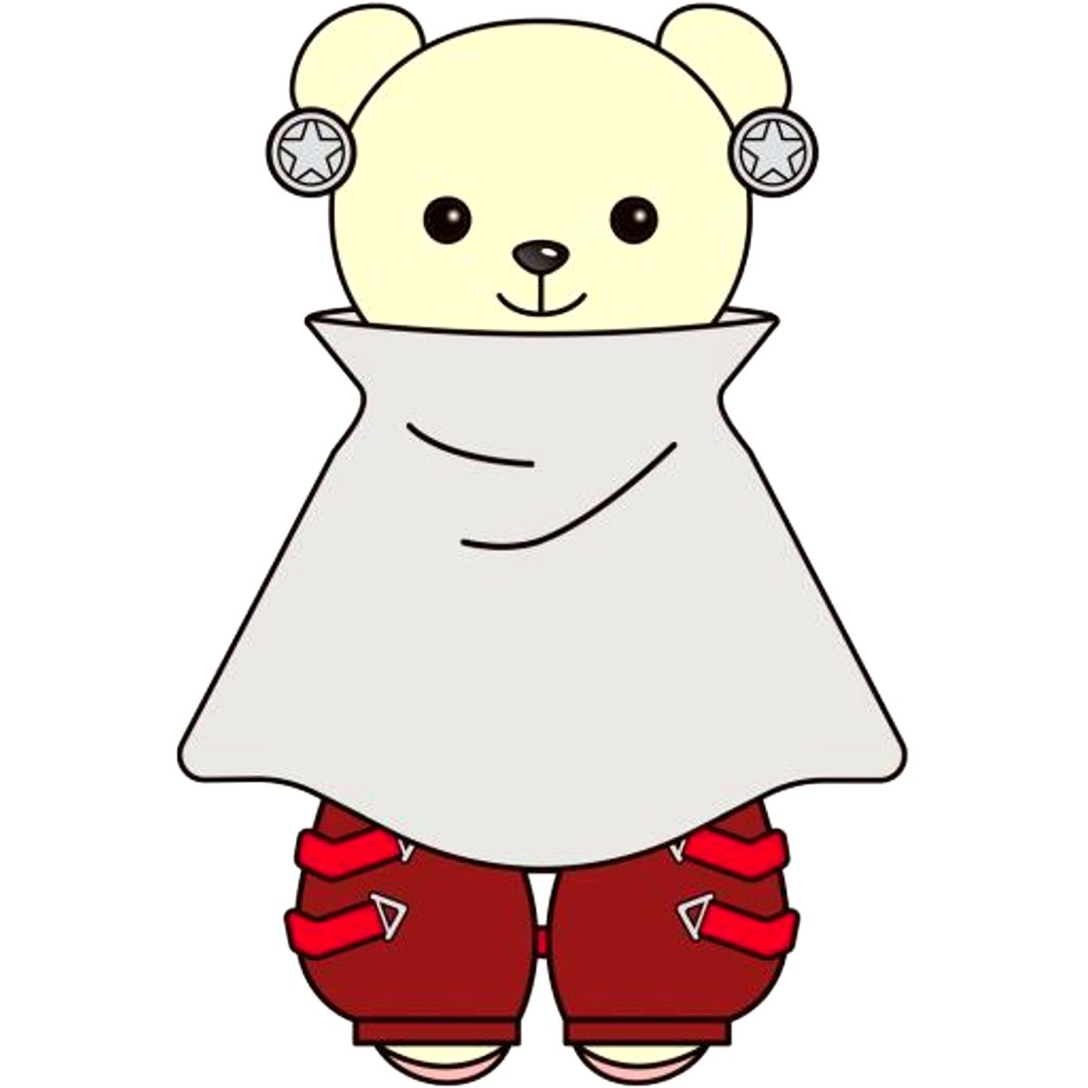 Hao Shaman King Kumamate Plush Bear Body and Costume Set [USED]