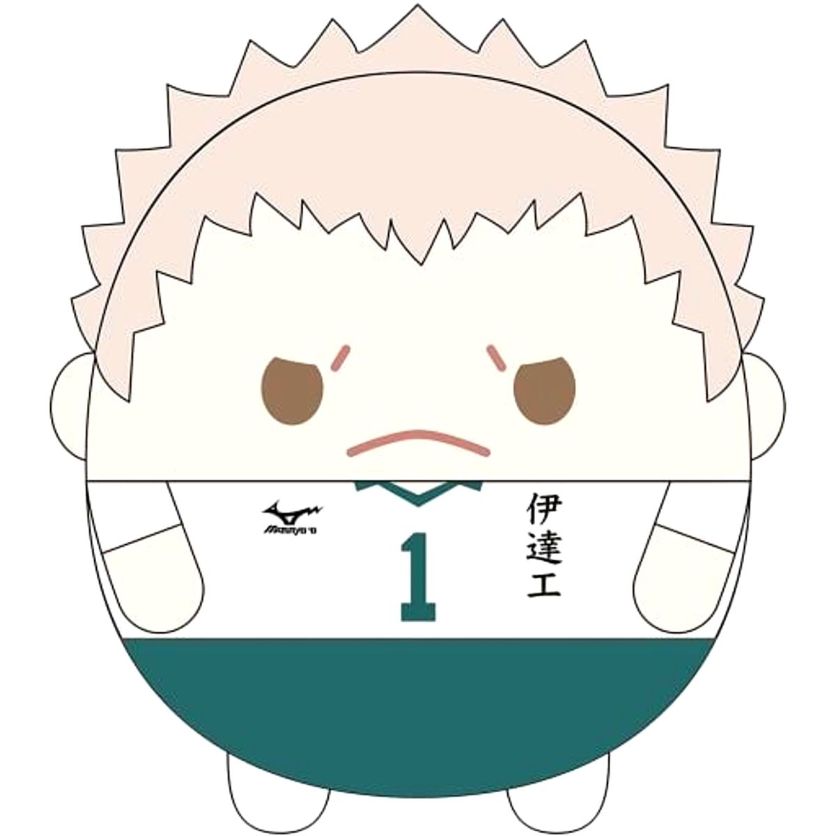 Takanobu Aone Haikyu!! Fuwakororin Big 2 Plush [USED]