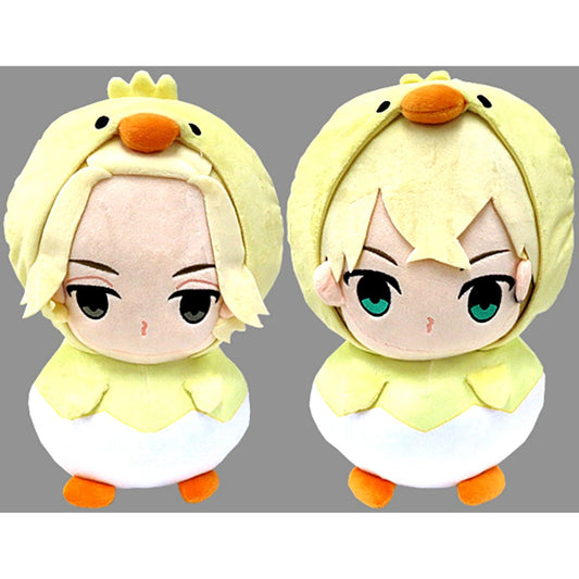 Set of 2 Tokyo Revengers Chibi Piyo BIG Plush [USED]
