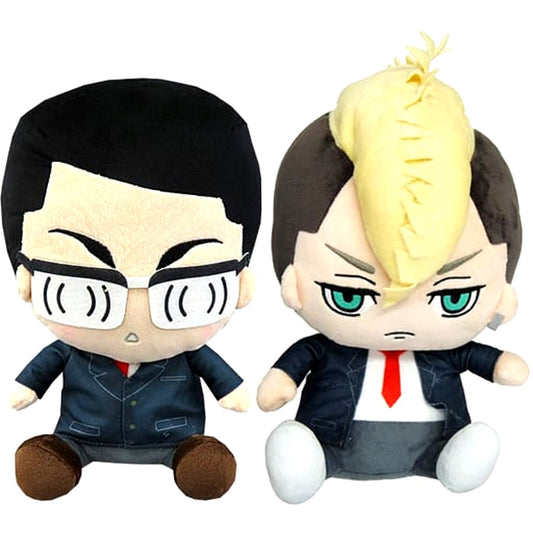 Set of 2 Keisuke Baji, Chifuyu Matsuno Tokyo Revengers Chibi Character BIG Plush [USED]