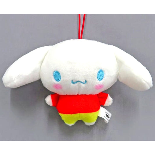 Cinnamoroll Crayon Shin-chan x Cinnamoroll Rubber Strap Plush [USED]