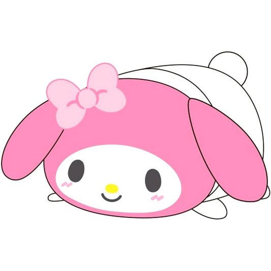 My Melody Sanrio Characters Potekoro Mascot M Size Plush Toy [USED]