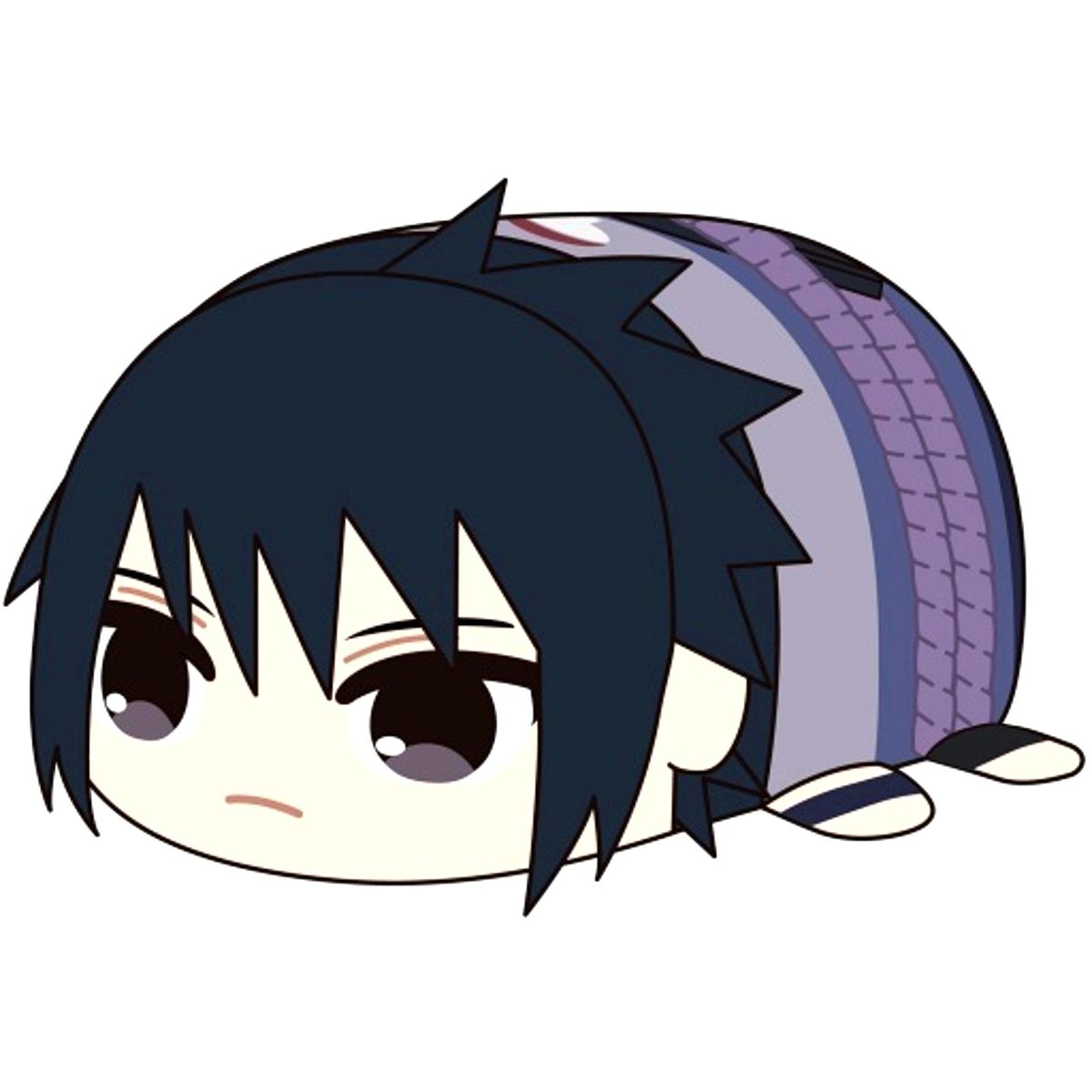 Sasuke Uchiha Naruto Shippuden Potekoro Mascot M Size Plush Toy [USED]