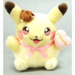 Pikachu Single Item Plush Pokemon Included with Morozoff Assorted Chocolate [USED]