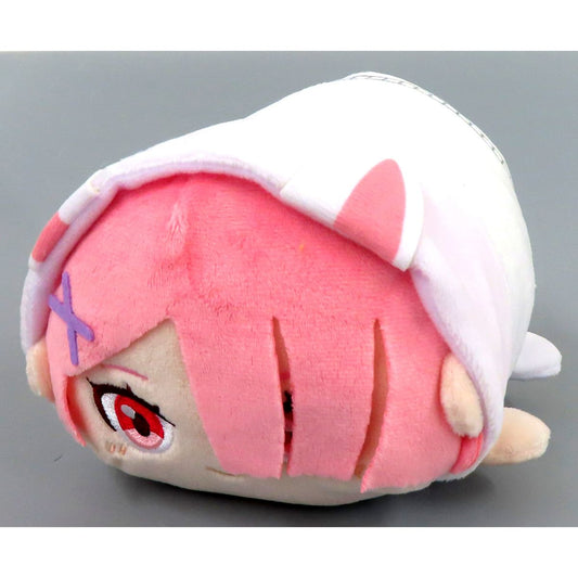 Ram Re:ZERO -Starting Life in Another World- Potekoro Mascot Cat Ear Hoodie M Size Plush Kuji Mate Nuikuji Prize C-F [USED]