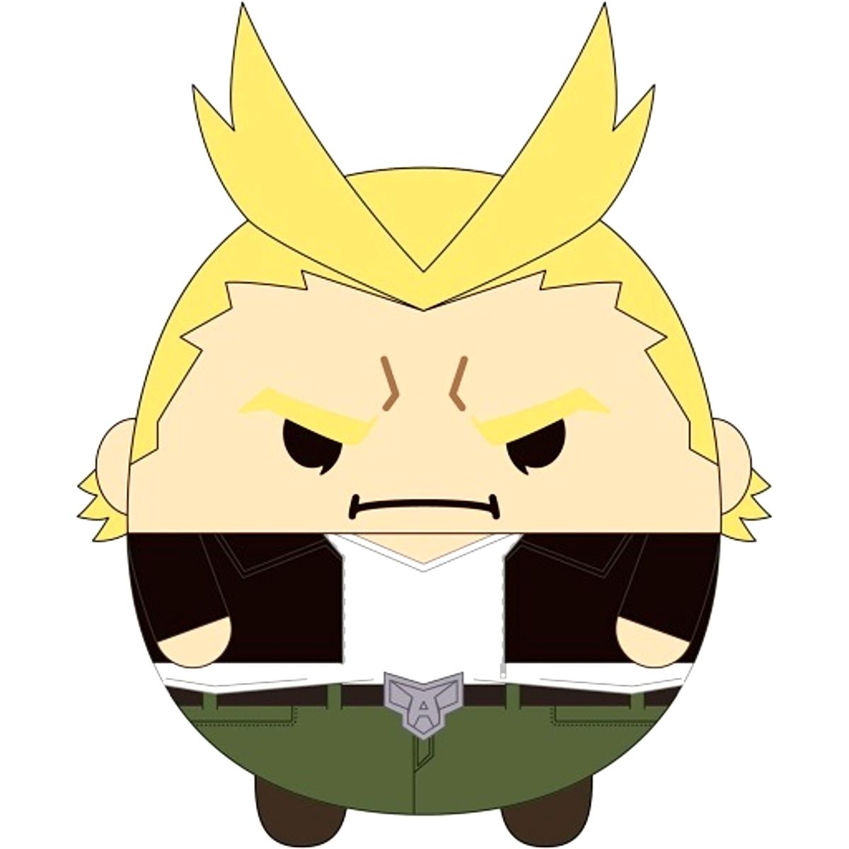 All Might My Hero Academia Fuwakororin M Size 6 Plush [USED]