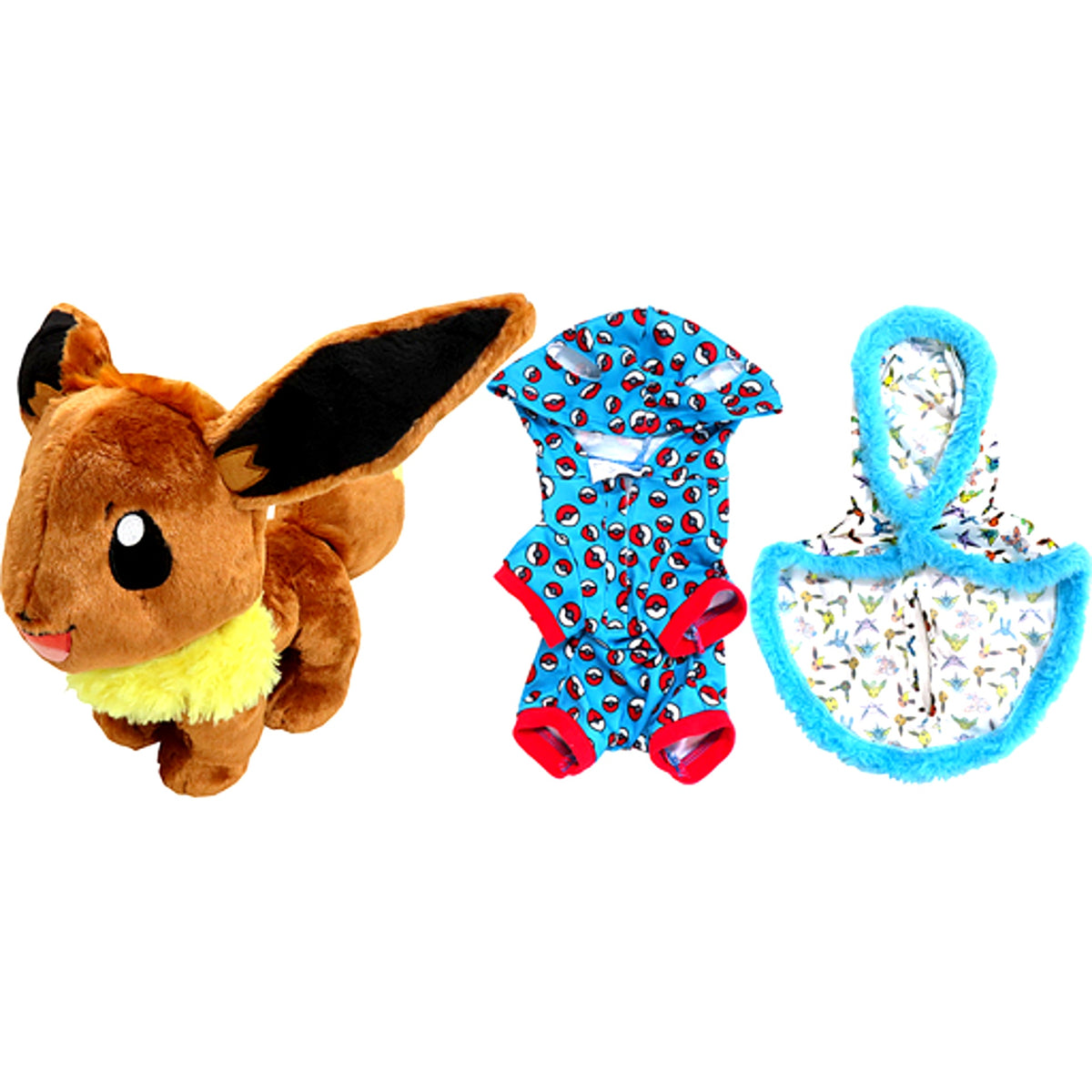 Eevee with Sound Plush and Costume Set Pokemon [USED]