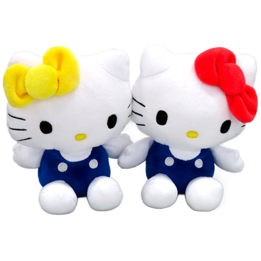Hello Kitty Hello Mimmy Plush Toy Set Hello Kitty Sanrio Atari Kuji 50th Anniversary Atari Kuji Last Special Prize Plush Toys [USED]