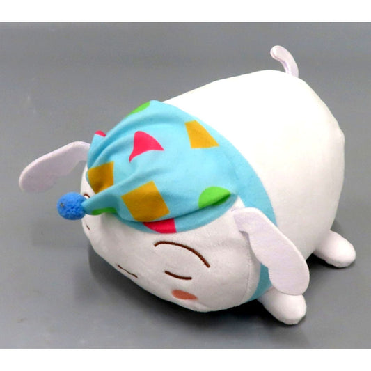 Shiro Pajama Sleeping Ver. Crayon Shin-chan Potekoro Mascot Msize Matching Pajamas Mascot [USED]