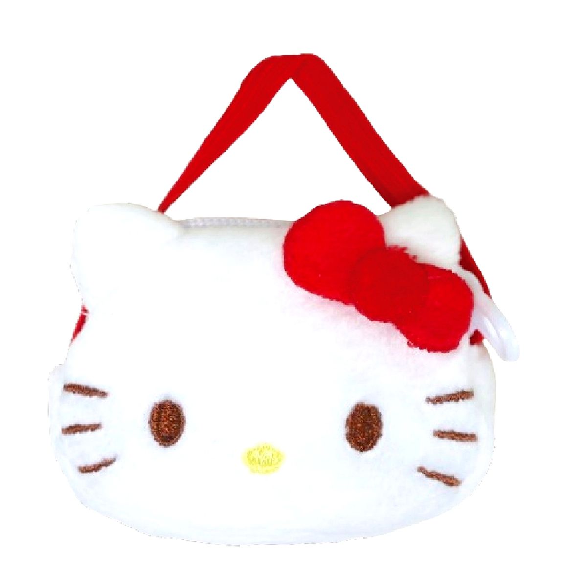 Hello Kitty Sanrio Characters Plush Toy Pouch [USED]