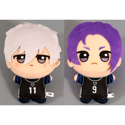 Set of 2 Seishiro Nagi, Reo Mikage Blue Lock: Episode Nagi Mofugutto Chibigurumi Plush Toys [USED]