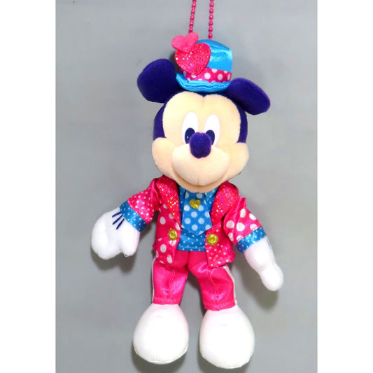 Mickey Mouse Plush Badge Disney Pal-Palooza Minnie's Funderland Tokyo Disneyland Limited [USED]