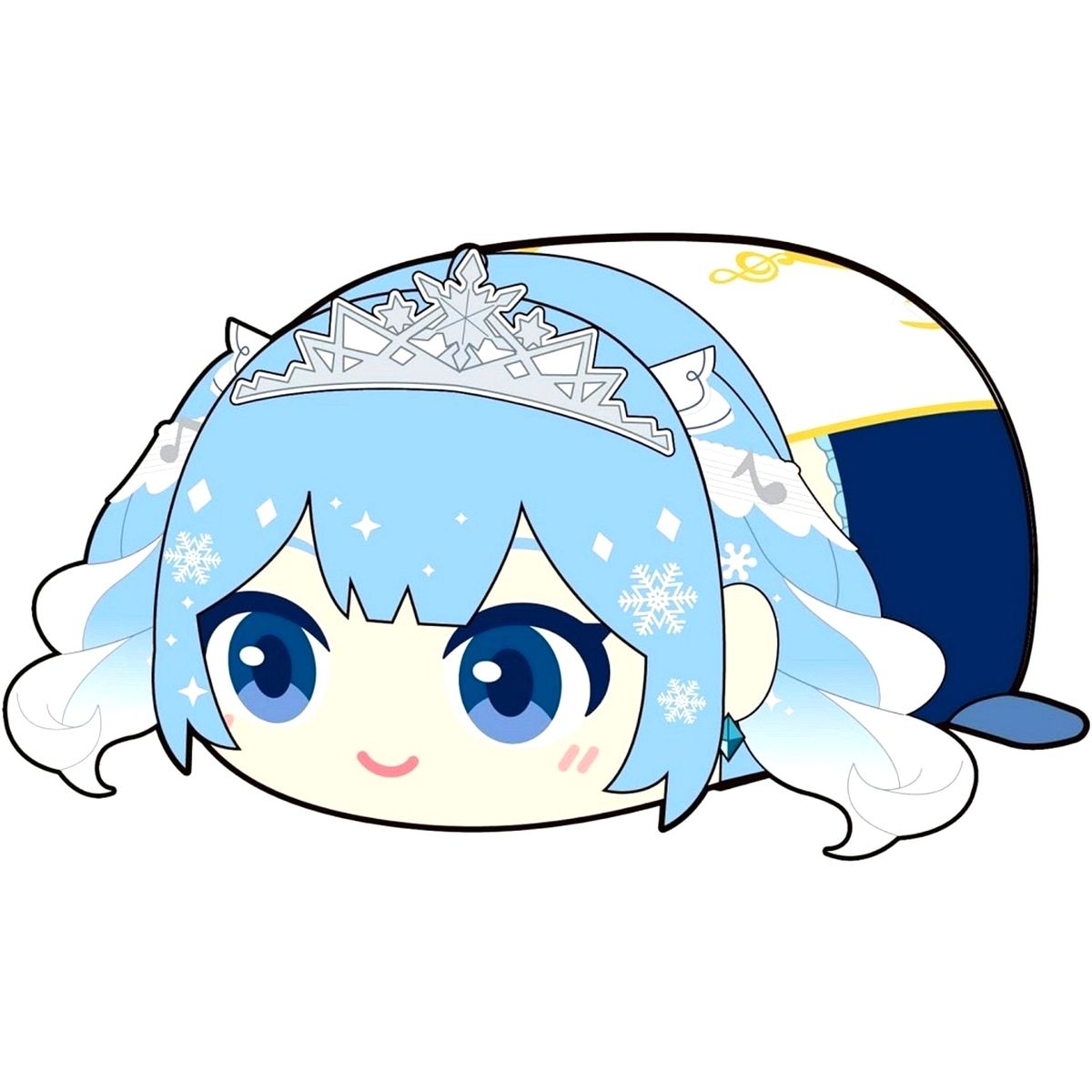Hatsune Miku Snow Miku 2019 Potekoro Mascot Big 2 Plush [USED]