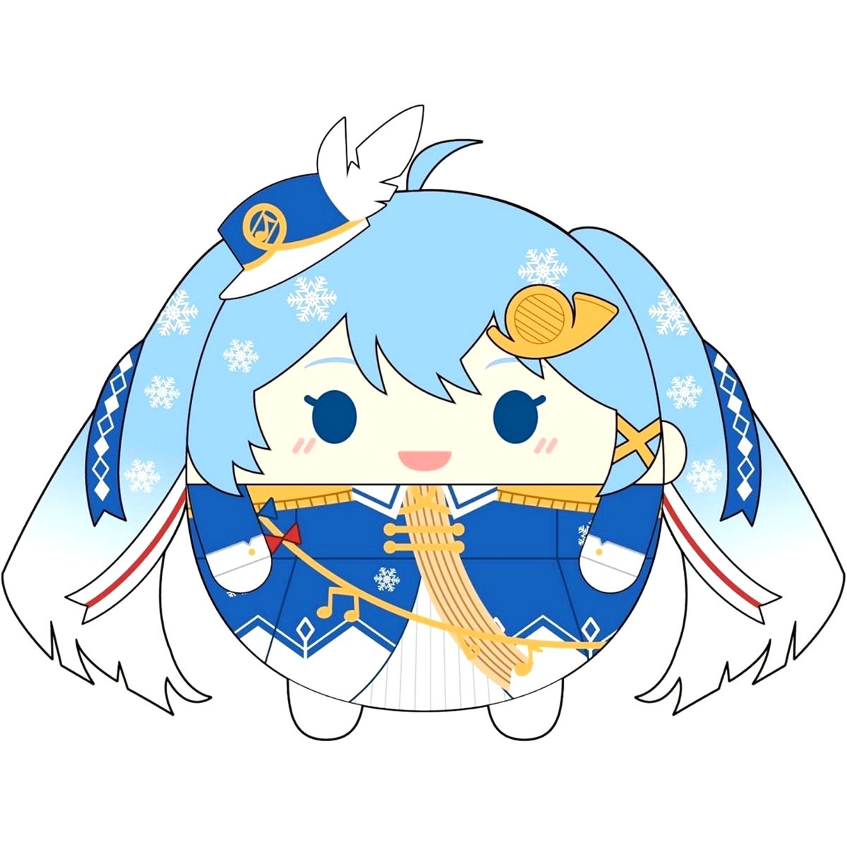 Hatsune Miku Snow Miku 2020 Fuwakororin Msize2 Plush [USED]