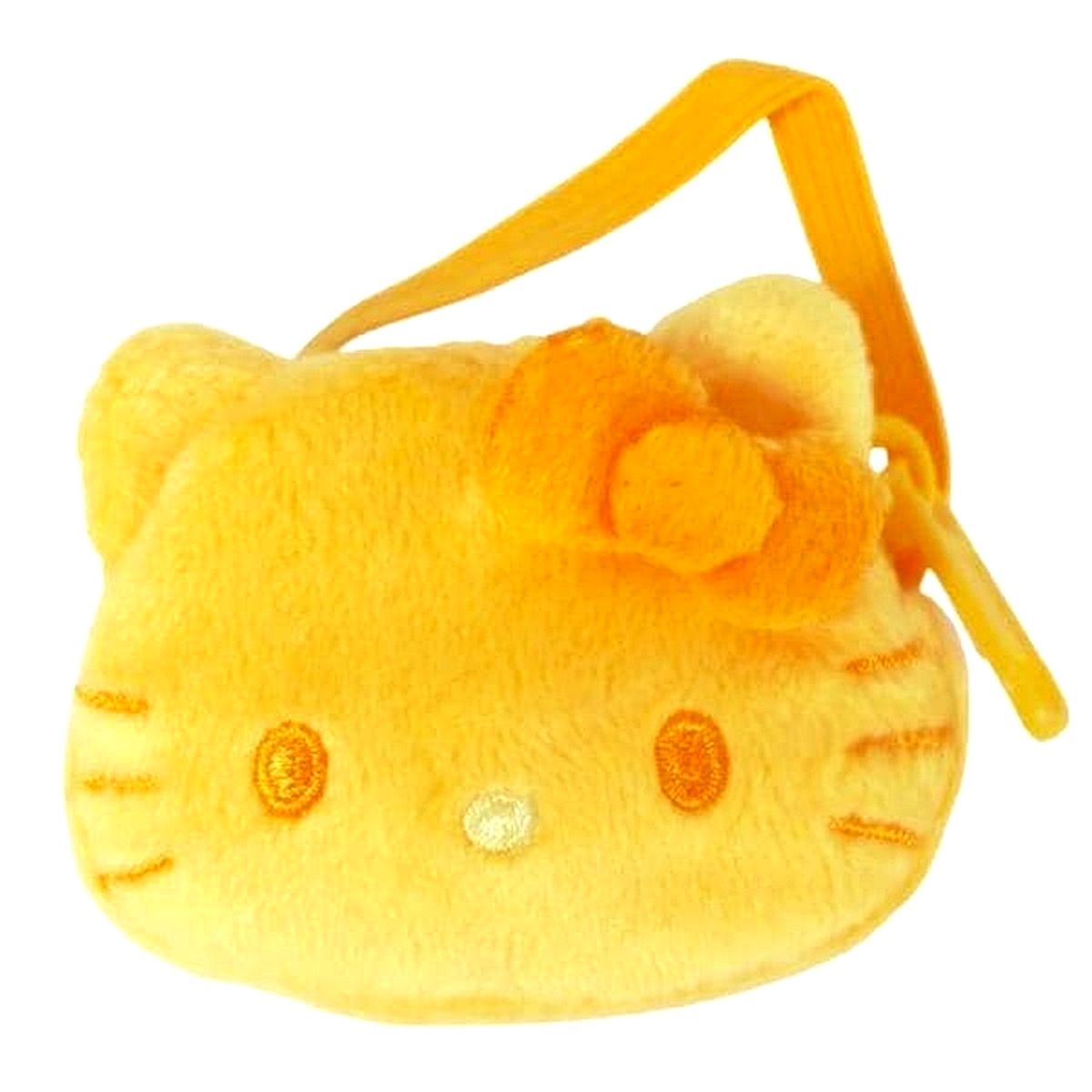 Hello Kitty Orange Plush Pouch Sanrio Characters [USED]