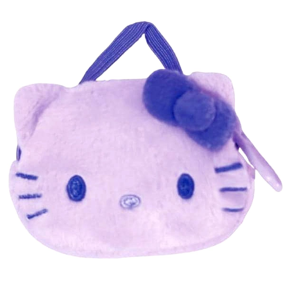 Hello Kitty Purple Plush Pouch Sanrio Characters [USED]