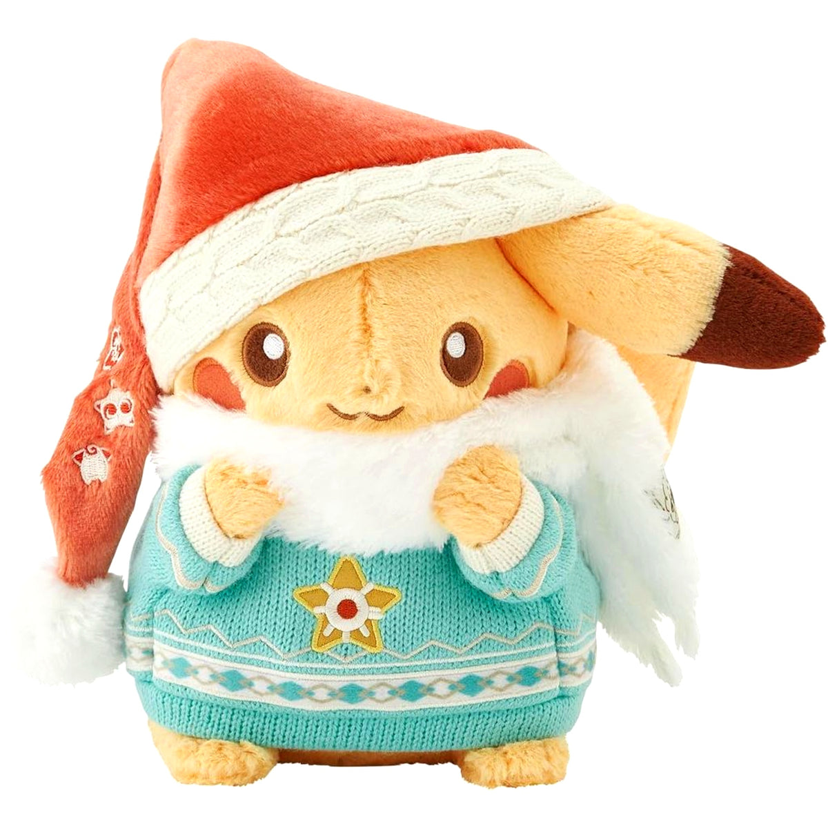 Pikachu Pokemon Heartwarming Christmas Plush Pokemon [USED]