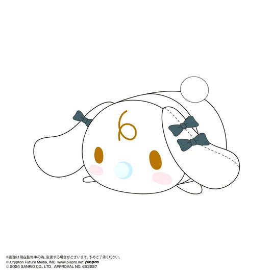 Milk Hatsune Miku X Cinnamoroll Potekoro Mascot Big Ladylike Ver. Plush Size 2 [USED]