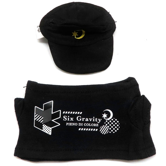 Six Gravity A Tsukiuta. PIENO DI COLORE Mini T-Shirt and Mini Cap Mascot Costume Tsukipro Shop in Harajuku Exclusive [USED]