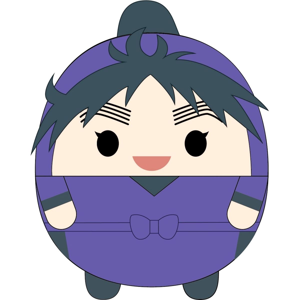 Heisuke Kukuchi Nintama Rantaro the Movie: The Dokutake Ninja Team's Strongest Strategis Fuwakororin M Size 2 Plush [USED]