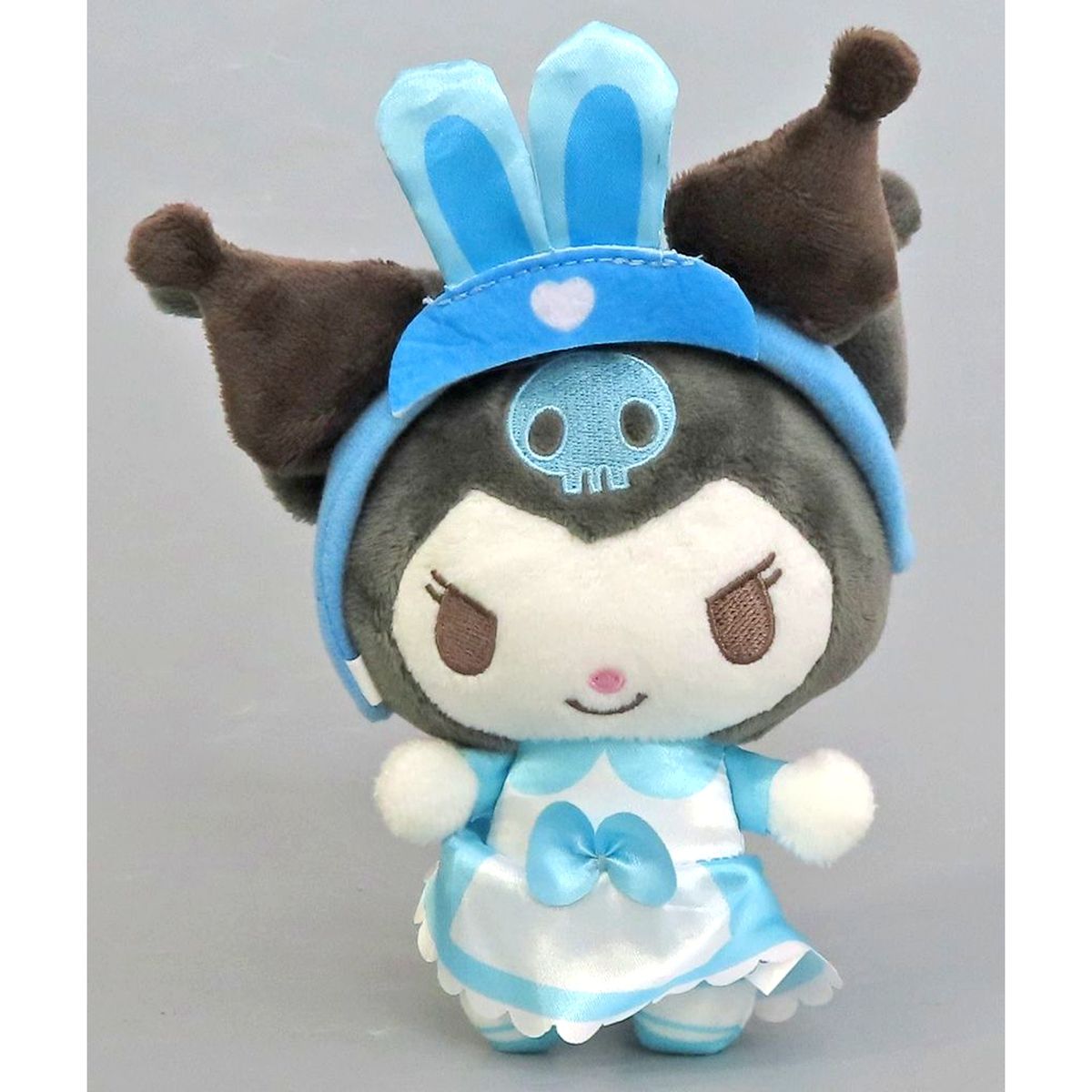 Kuromi Type D Blue Plush with Bunny Ear Nurse Headband [USED]