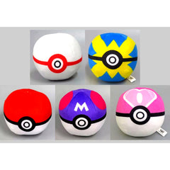 Set of 5 Monster Ball Collection Vol.5 Plush Pokemon [USED]