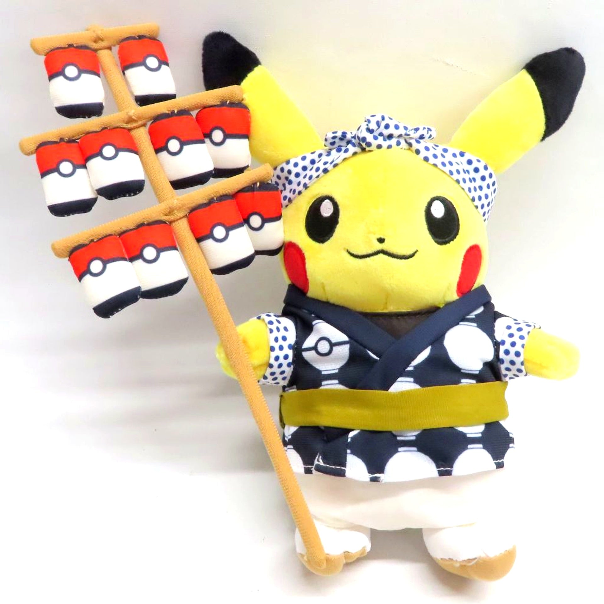 Kanto Matsuri Pretend Pikachu Plush Pokemon Center Tohoku Renewal [USED]