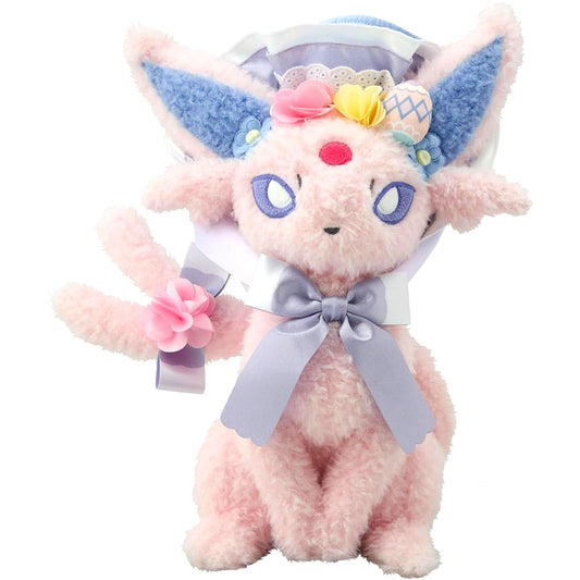 Espeon Pokemon Botanical Easter Plush Pokemon Center Limited [USED]