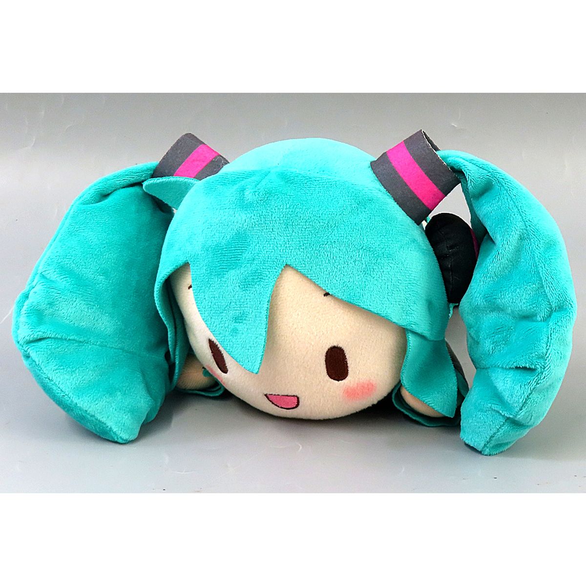 Hatsune Miku Normal Version Lying Down Character Vocal Series 01 Hatsune Miku Fuwapuchi M Plush [USED]