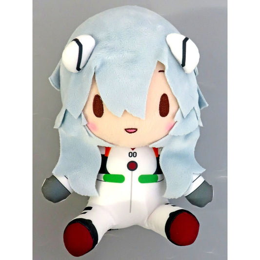 Rei Ayanami Evangelion Fuwapuchi M Plush Long Hair Neon Genesis Evangelion Series [USED]