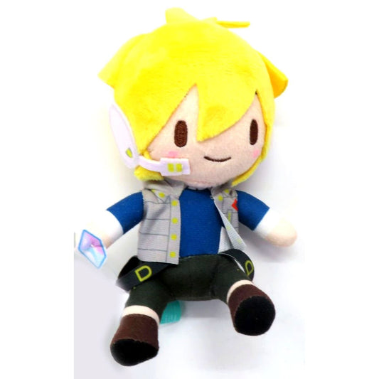 Kagamine Len Virtual Singer Colorful Stage! The Movie: A Miku Who Can't Sing Fuwapuchi Mini Plush Street World Vol.2 EX [USED]