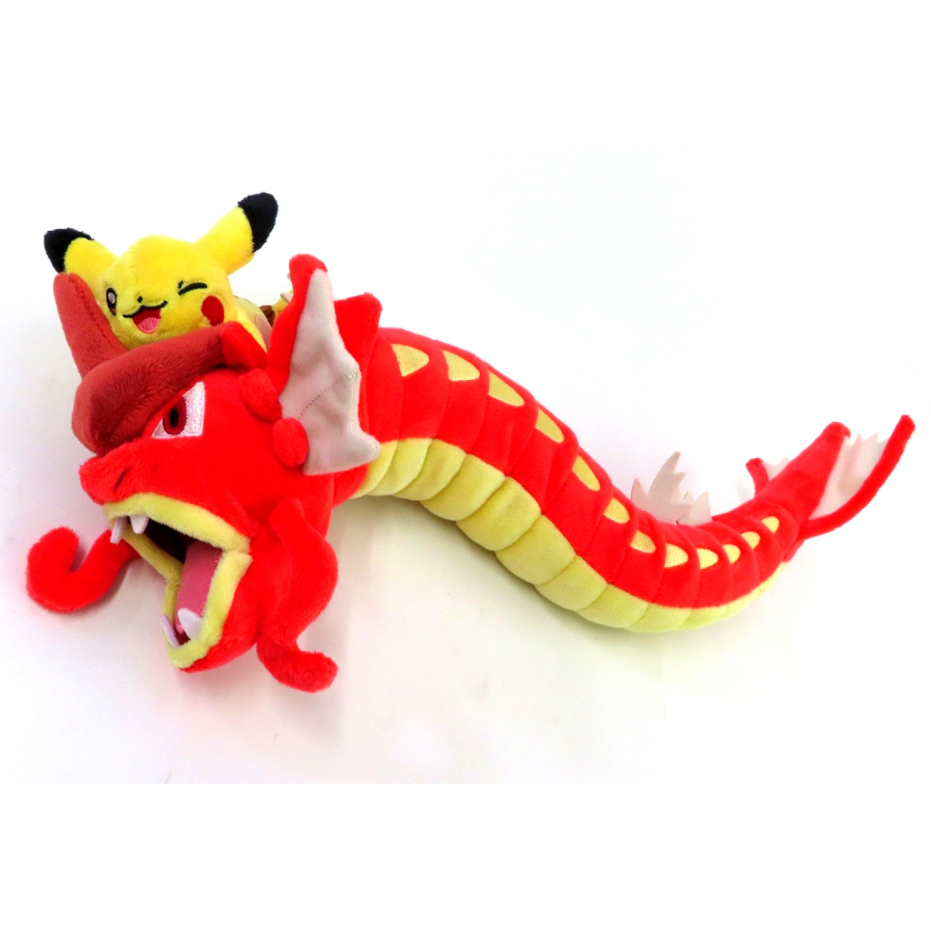 Red Gyarados and Pikachu Plush Pokemon Center Hiroshima Renewal Open [USED]