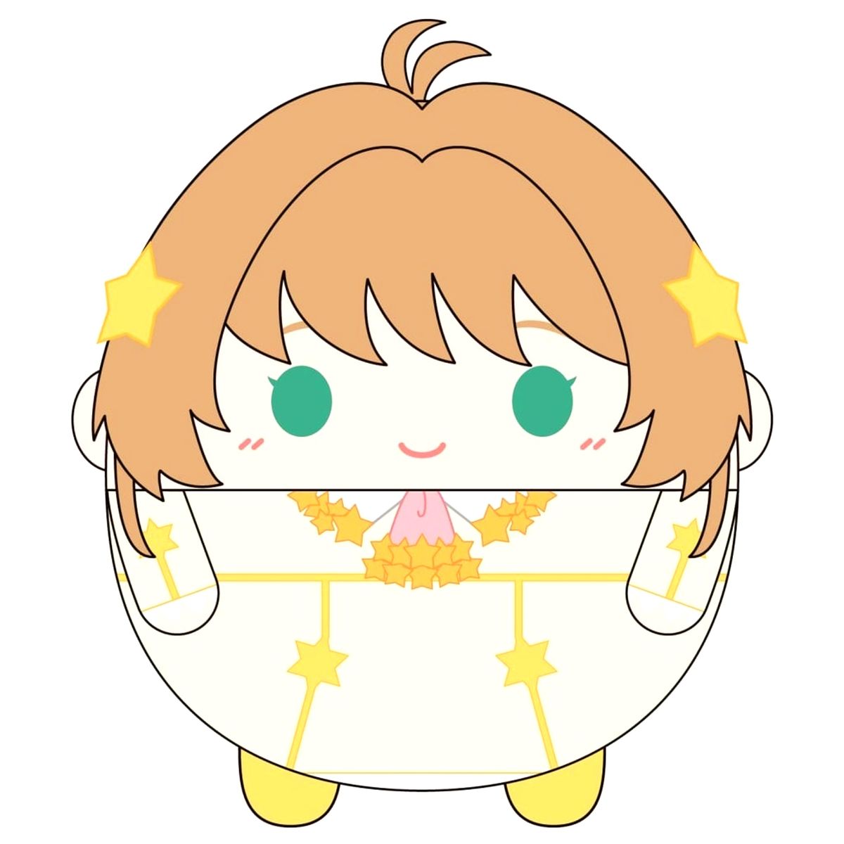 Sakura Kinomoto Flight Cardcaptor Sakura: Clear Card Fuwakororin Plush Toy [USED]