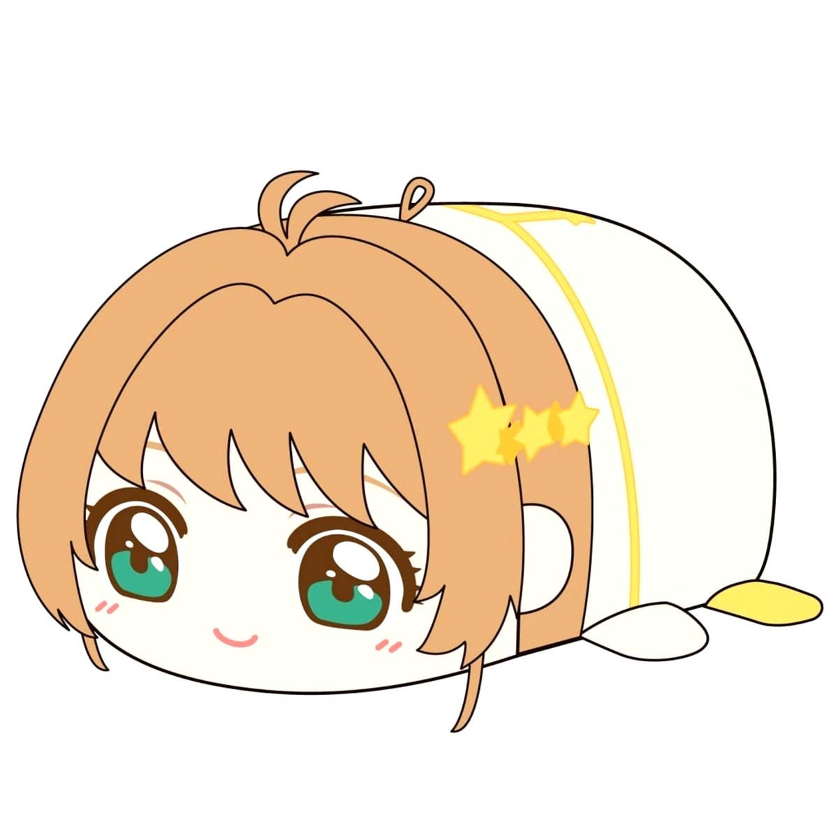 Sakura Kinomoto Flying Cardcaptor Sakura: Clear Card Potekoro Mascot M Size Plush [USED]
