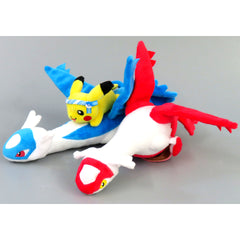 Latias Latios Pikachu Plush Pokemon Pokemon Center Fukuoka Limited [USED]