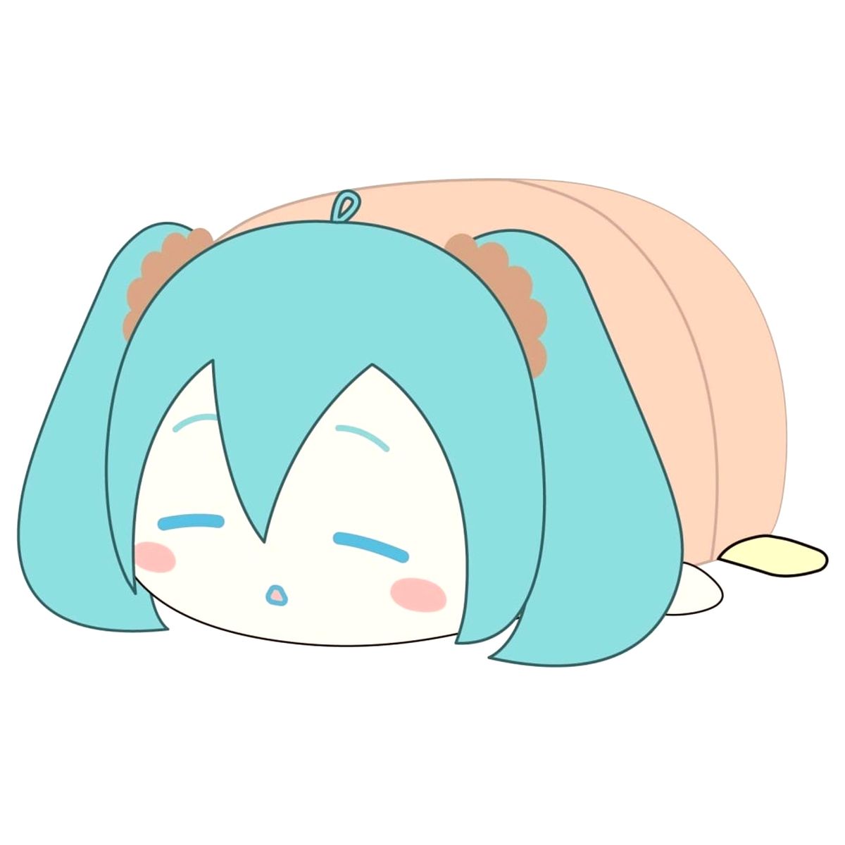 Hatsune Miku Hatsune Miku Potekoro Mascot M Size 3 Plush Good Night Sanrio Characters [USED]