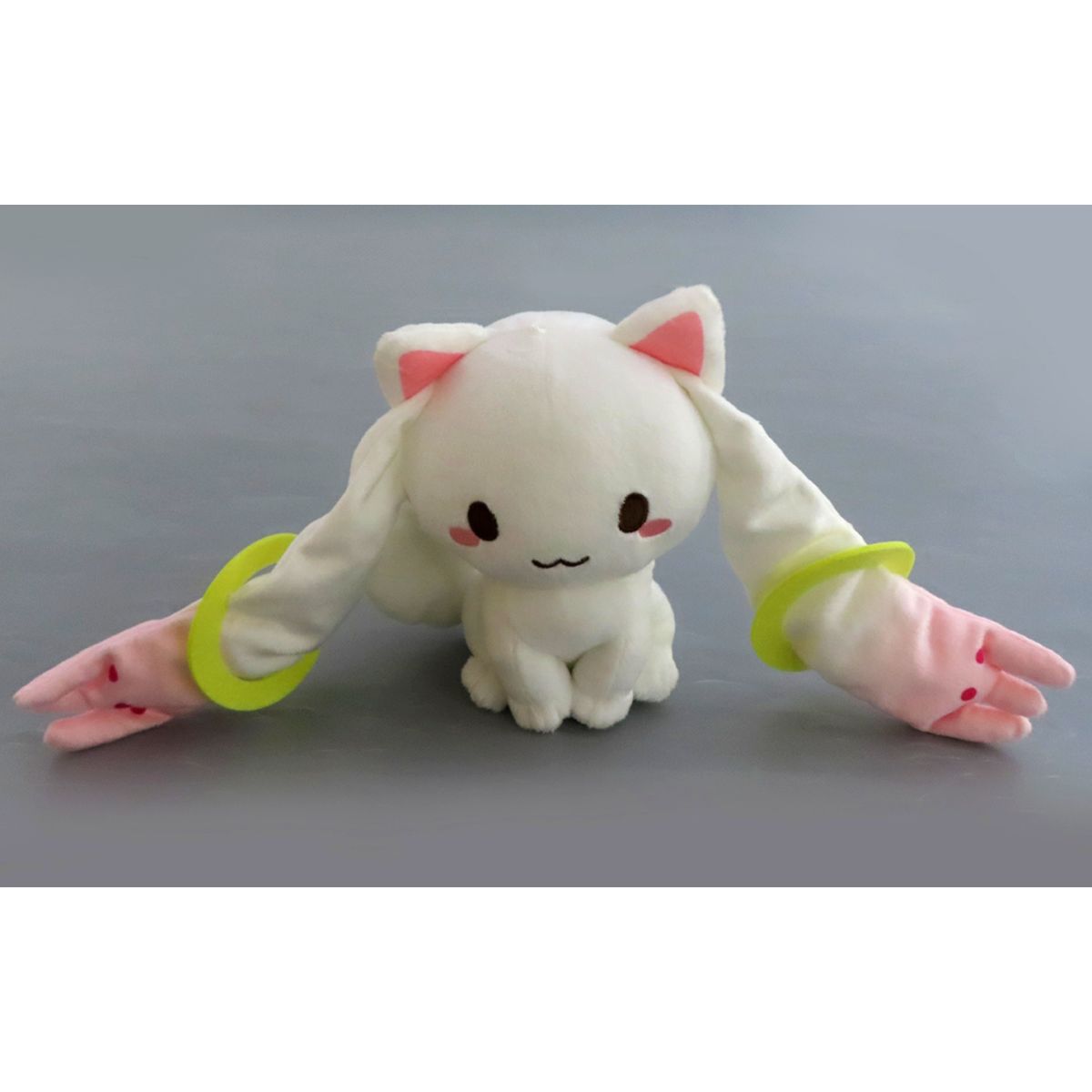 Kyubey Puella Magi Madoka Magica The Movie Rebellion Fuwapuchi Vol. 1 EX Plush Toy [USED]
