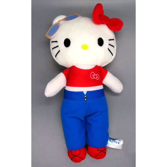 Hello Kitty Sanrio Characters Chibi T Denim Long Legs Ver. EX Plush Toys [USED]