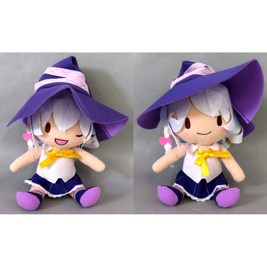 Set of 2 Elaina Wandering Witch: The Journey of Elaina Fuwapuchi M Size Plush Toy [USED]
