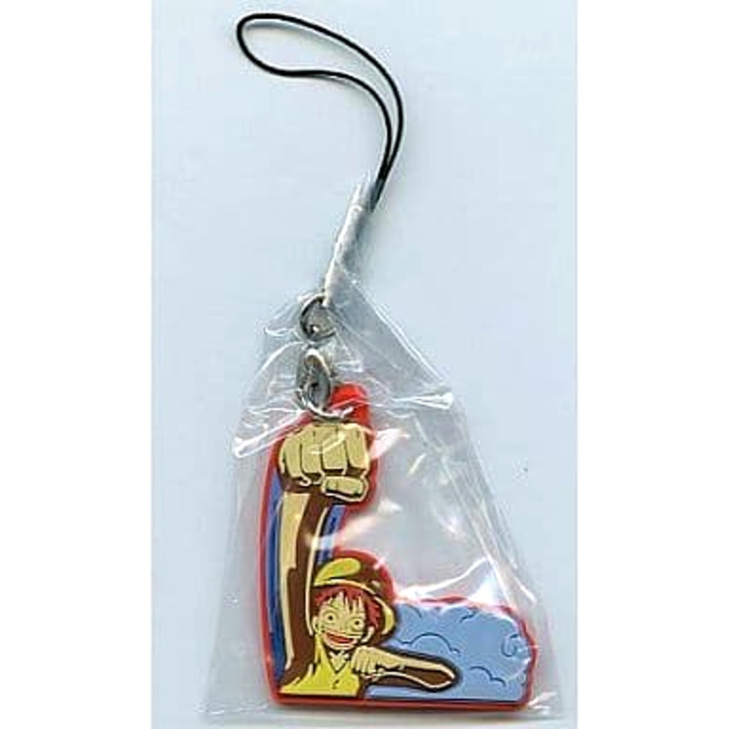 One Piece Luffy Alphabet Soft Rubber Mascot Keychains [USED]